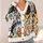 Colorful Dog Portraits for Casual Everyday Layering and Spring Weekend Style Lovers All-over Print Knitted Cardigan - 4
