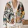 Colorful Dog Portraits for Casual Everyday Layering and Spring Weekend Style Lovers All-over Print Knitted Cardigan - 2
