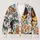 Colorful Dog Portraits for Casual Everyday Layering and Spring Weekend Style Lovers All-over Print Knitted Cardigan - 1