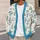 Watercolor Snowmen And Evergreen Trees For Winter Holiday Outings And Cozy Layering All-over Print Knitted Cardigan - 5