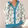 Watercolor Snowmen And Evergreen Trees For Winter Holiday Outings And Cozy Layering All-over Print Knitted Cardigan - 4