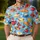 Brunch Food Icons for Weekend Golf and Leisure Dining, A Playful Foodie Gift Idea Men's Polo Shirt - 4