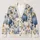 Blue Pumpkin Floral Harvest Garden for Cozy Autumn Thanksgiving Gatherings Women All-over Print Knitted Cardigan - 1