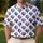 Psychedelic Golf Ball Motifs for Fun Fairway Days and Gifts for Weekend Golf Lovers Men's Polo Shirt - 4