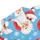 Santa Faces And Snowflakes For Festive Winter Celebrations, Holiday Gifts For Him Men's Polo Shirt - 6