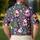 Retro Christmas Golf Icons for Festive Holiday Rounds, Winter Parties, and Cheer Men's Polo Shirt - 5