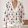 Red Green Christmas Tree Motifs For Holiday Gatherings And Cozy Winter Layering Wear All-over Print Knitted Cardigan - 2