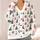 Red Green Christmas Tree Motifs For Holiday Gatherings And Cozy Winter Layering Wear All-over Print Knitted Cardigan - 4
