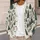 Woodland Cabin Evergreen Botanical Scene For Everyday Layering And Nature Lovers All-over Print Knitted Cardigan - 5