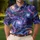 Mystic Cosmic Spiral Galaxy Swirls For Golf Days, Resort Travel, And Nightlife Style Men's Polo Shirt - 4