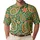 Retro Paisley Florals for Weekend Golf and Resort Style, Vintage Bohemian Holiday Look Men's Polo Shirt - 1