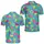 Retro 80s Golf Geometric Shapes for Country Club Weekends and Summer Vacations Men's Polo Shirt - 2