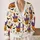 Pumpkin Chicken Halloween Fun for Autumn Gatherings and Casual Layering for Women All-over Print Knitted Cardigan - 2