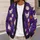 Halloween Pumpkins, Chickens and Bats for Autumn Family Gatherings and Festive Nights All-over Print Knitted Cardigan - 5
