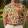 Retro 70s Floral Golf Style for Resort Weekends, Vacations, and Summer Gatherings Men's Polo Shirt - 4