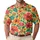 Retro 70s Floral Golf Style for Resort Weekends, Vacations, and Summer Gatherings Men's Polo Shirt - 1