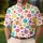 Retro Multicolor Polka Dots for Golf Days, Summer Resorts, and Weekend Style Lovers Men's Polo Shirt - 4