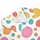 Retro Multicolor Polka Dots for Golf Days, Summer Resorts, and Weekend Style Lovers Men's Polo Shirt - 6