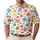 Retro Multicolor Polka Dots for Golf Days, Summer Resorts, and Weekend Style Lovers Men's Polo Shirt - 1