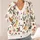 Watercolor Christmas Birds and Holly for Festive Holiday Layering for Women and Gatherings All-over Print Knitted Cardigan - 4