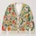 Colorful Hummingbird Floral Garden Style for Spring Layering Nature Loving Women All-over Print Knitted Cardigan - 1