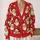Vintage Santa Snowflake Holiday Style For Festive Winter Gatherings And Gift Giving All-over Print Knitted Cardigan - 2