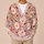 Daisy Ladybug Floral Style for Casual Everyday Layering, Women's Bohemian Wardrobe All-over Print Knitted Cardigan - 6