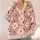 Daisy Ladybug Floral Style for Casual Everyday Layering, Women's Bohemian Wardrobe All-over Print Knitted Cardigan - 4