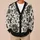 Black Rose Botanical Elegance for Everyday Layering and Bohemian Weekend Style for Women All-over Print Knitted Cardigan - 6