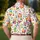 Retro Cocktail Glasses and Citrus Drinks for Leisure Golf Days and Resort Escapes Men's Polo Shirt - 5