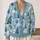 Watercolor Snowman Winter Scene for Holiday Layering and Cozy Vacation Weekend Style All-over Print Knitted Cardigan - 2