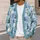 Watercolor Snowman Winter Scene for Holiday Layering and Cozy Vacation Weekend Style All-over Print Knitted Cardigan - 5