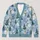 Watercolor Snowman Winter Scene for Holiday Layering and Cozy Vacation Weekend Style All-over Print Knitted Cardigan - 1