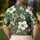 Retro Green Floral Garden Motif For Golf Days And Resort Weekends For Botanical Style Men Men's Polo Shirt - 5