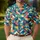 Colorful Geometric 80s Golf Style for Resort Weekends, Country Clubs and Retro Fans Men's Polo Shirt - 4