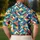 Colorful Geometric 80s Golf Style for Resort Weekends, Country Clubs and Retro Fans Men's Polo Shirt - 5