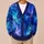 Cosmic Galaxy Swirls for Relaxed Autumn Layering and Everyday Wear for Women Who Love Color All-over Print Knitted Cardigan - 6