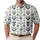 Retro Geometric Golf Arrows for Country Club Weekends and Modern Resort Players Today Men's Polo Shirt - 1