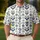 Retro Geometric Golf Arrows for Country Club Weekends and Modern Resort Players Today Men's Polo Shirt - 4