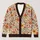 Autumn Wildflower Blooms In Warm Rust And Gold For Cozy Everyday Layering, Women All-over Print Knitted Cardigan - 1