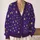 Golden Starburst Motifs for Autumn Layering and Vacation Evenings, Women's Style All-over Print Knitted Cardigan - 2