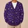 Golden Starburst Motifs for Autumn Layering and Vacation Evenings, Women's Style All-over Print Knitted Cardigan - 6