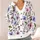 Purple Watercolor Flowers For Spring Layering And Relaxed Boho Style For Everyday Women All-over Print Knitted Cardigan - 4