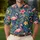 Flamingo Golf Flowers for Tropical Summer Tennis and Pickleball Style Women Players Men's Polo Shirt - 4