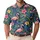 Flamingo Golf Flowers for Tropical Summer Tennis and Pickleball Style Women Players Men's Polo Shirt - 1