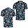 Bicycle And Tropical Flower Motifs For Golf, Cycling, Tennis, And Summer Leisure Men's Polo Shirt - 2