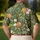 Pineapple Daisy Tropical Garden for Golf Days and Summer Tennis, Women's Resort Style Men's Polo Shirt - 5