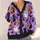 Lavender Halloween Cats And Ghosts For Cozy Autumn Layers, Women's Seasonal Style All-over Print Knitted Cardigan - 4