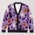 Lavender Halloween Cats And Ghosts For Cozy Autumn Layers, Women's Seasonal Style All-over Print Knitted Cardigan - 1