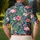 Pink Flamingo Tropical Garden for Golf Days, Summer Tennis, and Resort Outings Women Men's Polo Shirt - 5
